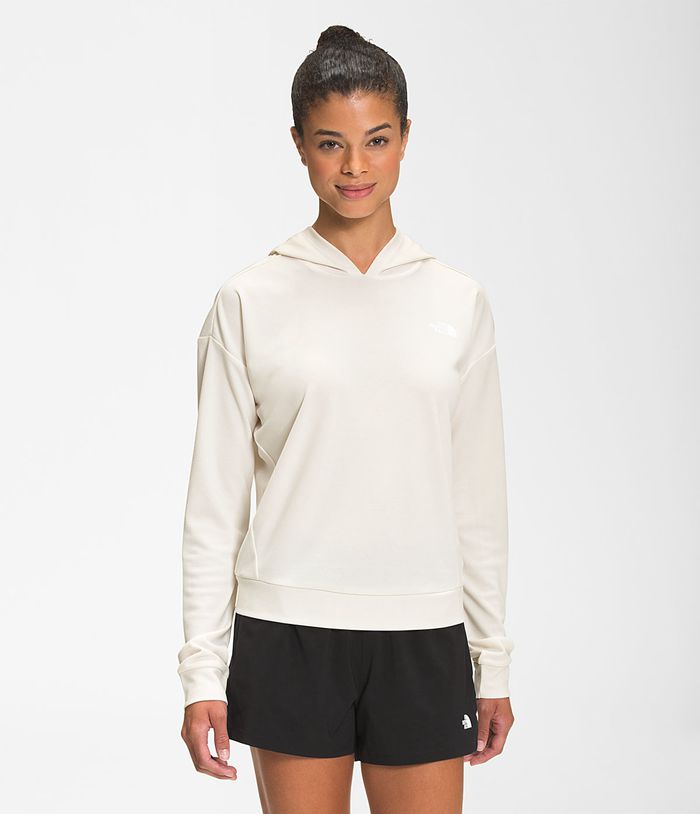 The North Face Wander Sun Womens Hoodie White 014965-ZDJ